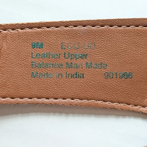 Dr Scholl's Brown Leather Sandals Size 9 - Picture 7 of 12